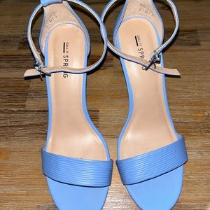 Powder blue heels